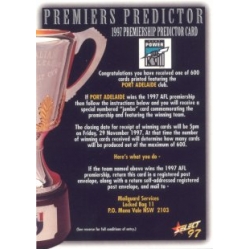 1997 Ultimate - Predictor - PORT ADELAIDE