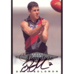 1998 Signature - Dean SOLOMON (Essendon)