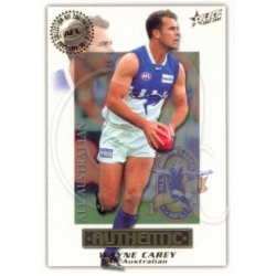2001 Authentic - Wayne CAREY (Kangaroos)