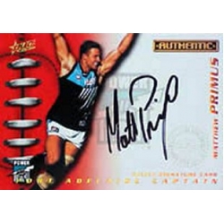 2001 Authentic - Captain Signature - Matthew PRIMUS (Port Adelaide)