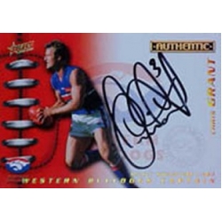 2001 Authentic - Captain Signature - Chris GRANT (Bulldogs)