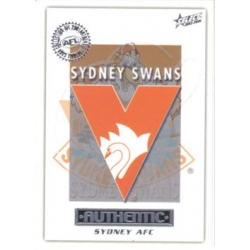 2001 Authentic - Common Team Set - Sydney Swans (14)