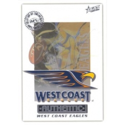 2001 Authentic - Common Team Set - West Coast Eagles (13)