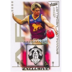 2002 SPX Gold - Jason AKERMANIS (Brisbane) Brownlow