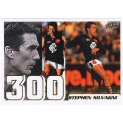 2002 SPX Gold - 300 Game Case Card - Stephen SILVAGNI (Carlton)