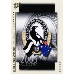 2003 XL Ultra - Common Team Set - Collingwood Magpies (10)