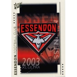 2003 XL Ultra - Common Team Set - Essendon Bombers (10)