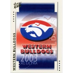 2003 XL Ultra - Common Team Set - Western Bulldogs (10)