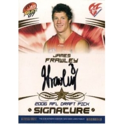 2007 Supreme - Draft Pick Signature - James FRAWLEY