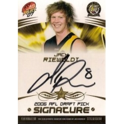 2007 Supreme - Draft Pick Signature - Jack RIEWOLDT