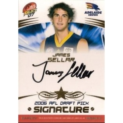 2007 Supreme - Draft Pick Signature - James SELLAR