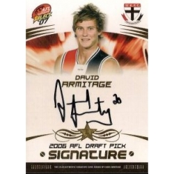 2007 Supreme - Draft Pick Signature - David ARMITAGE