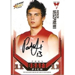 2008 Classic - Draft Pick Signature Gold - Patrick VESZPREMI (Sydney)