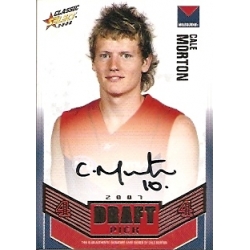 2008 Classic - Draft Pick Platinum Signature - Cale MORTON (Melbourne)