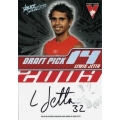 2010 Prestige - Draft Pick Signature - Lewis JETTA (Sydney)