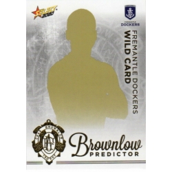 2020 Footy Stars - Gold Brownlow Predictor - Fremantle WILD CARD #110/140