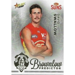 2020 Footy Stars - Gold Brownlow Predictor - D SWALLOW #087/140