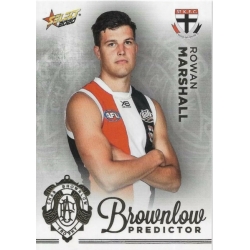 2020 Footy Stars - Gold Brownlow Predictor - R MARSHALL #091/140